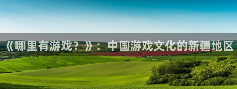 欧博娱乐注册测速：《哪里有游戏？》：中国游戏文化的新疆地区